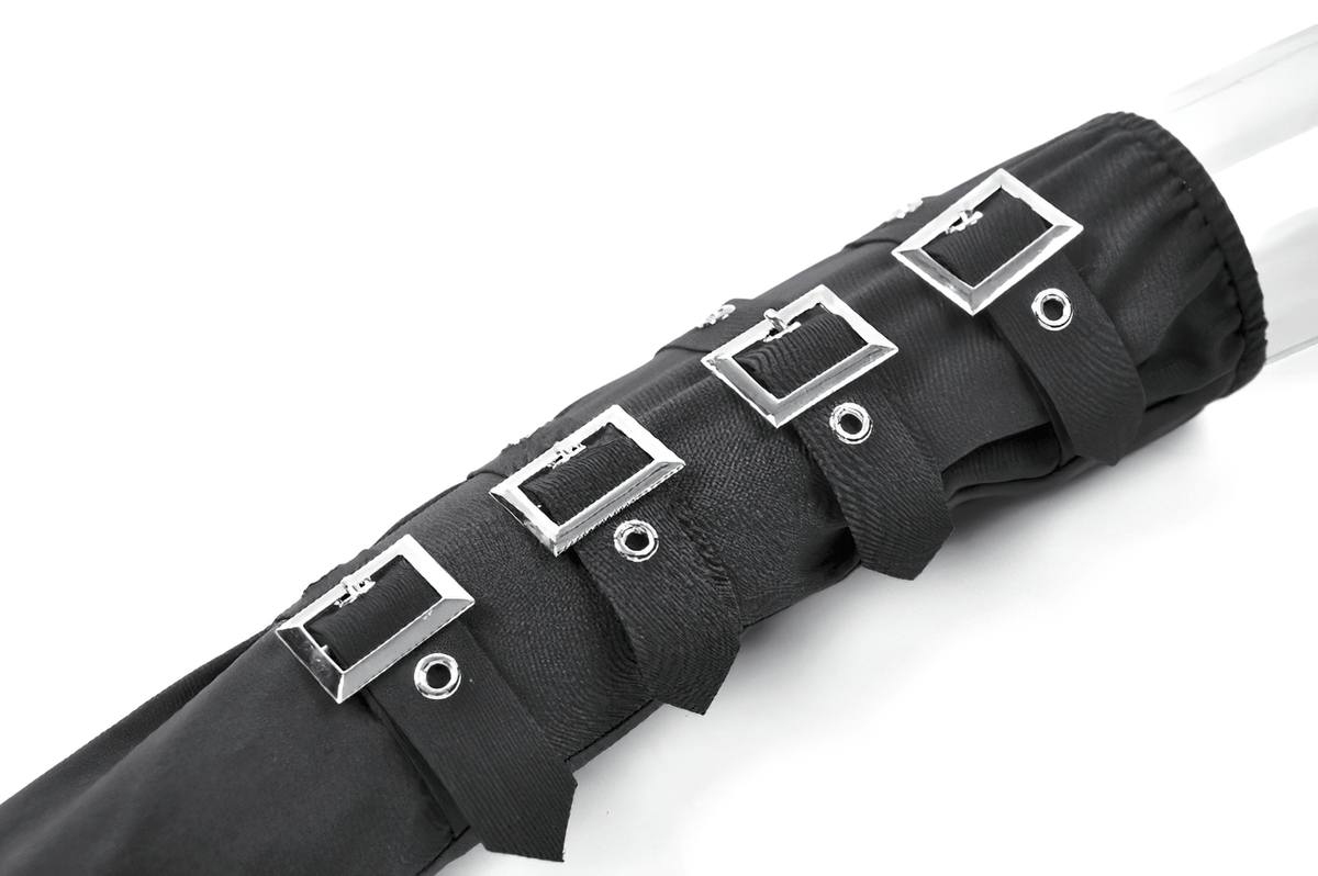 Alternative Buckle Arm Warmers with Silver Hardware