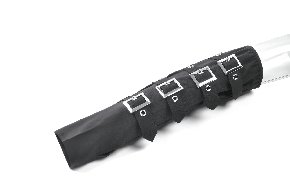 Alternative Buckle Arm Warmers with Silver Hardware
