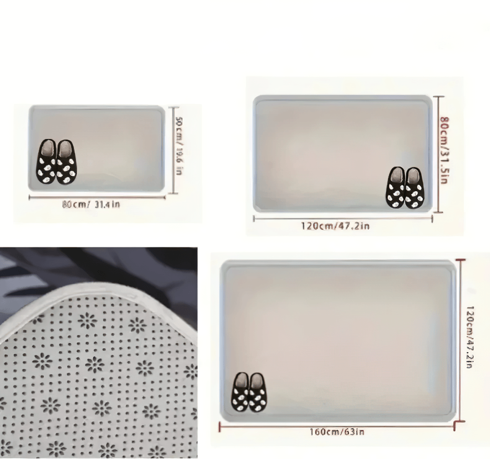 Anti-slip Smoke Gothic Floor Mat for Home Decor