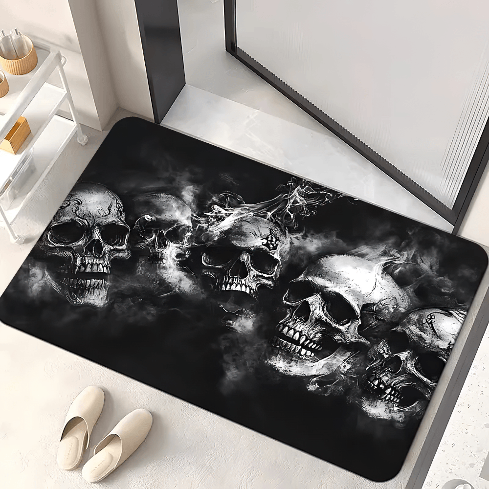 Anti-slip Smoke Gothic Floor Mat for Home Decor