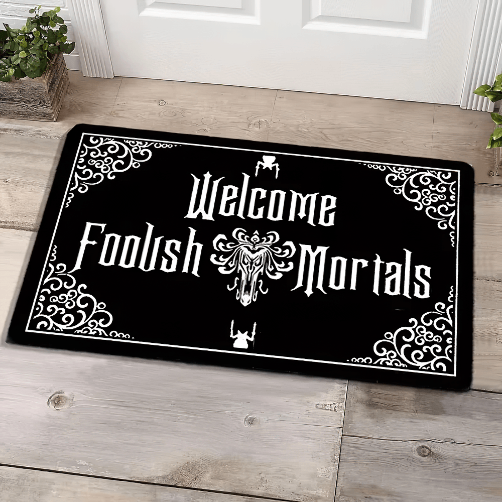 Anti-slip Smoke Gothic Floor Mat for Home Decor
