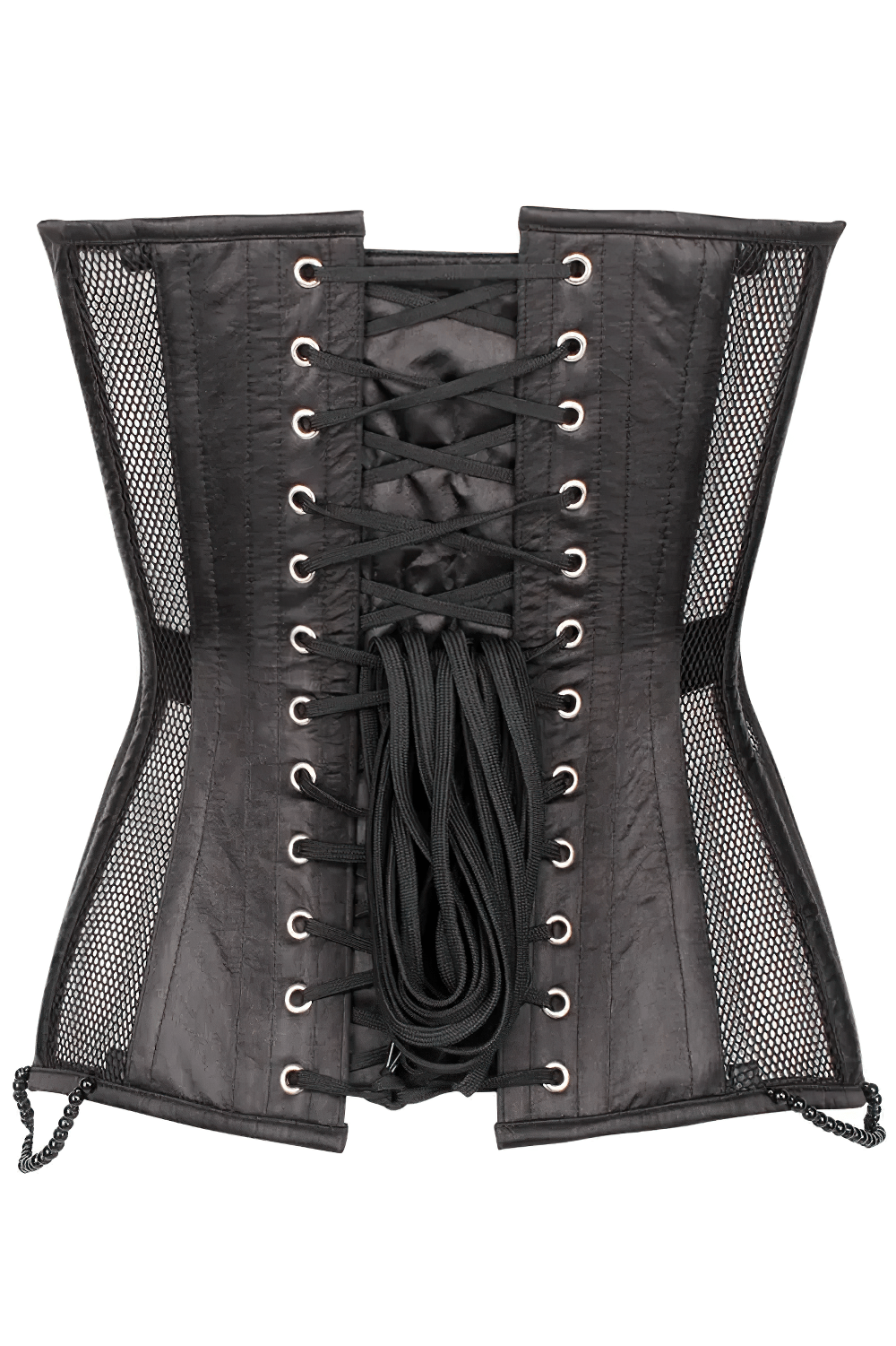 Black Gothic Overbust Corset Waist Shaper Statement