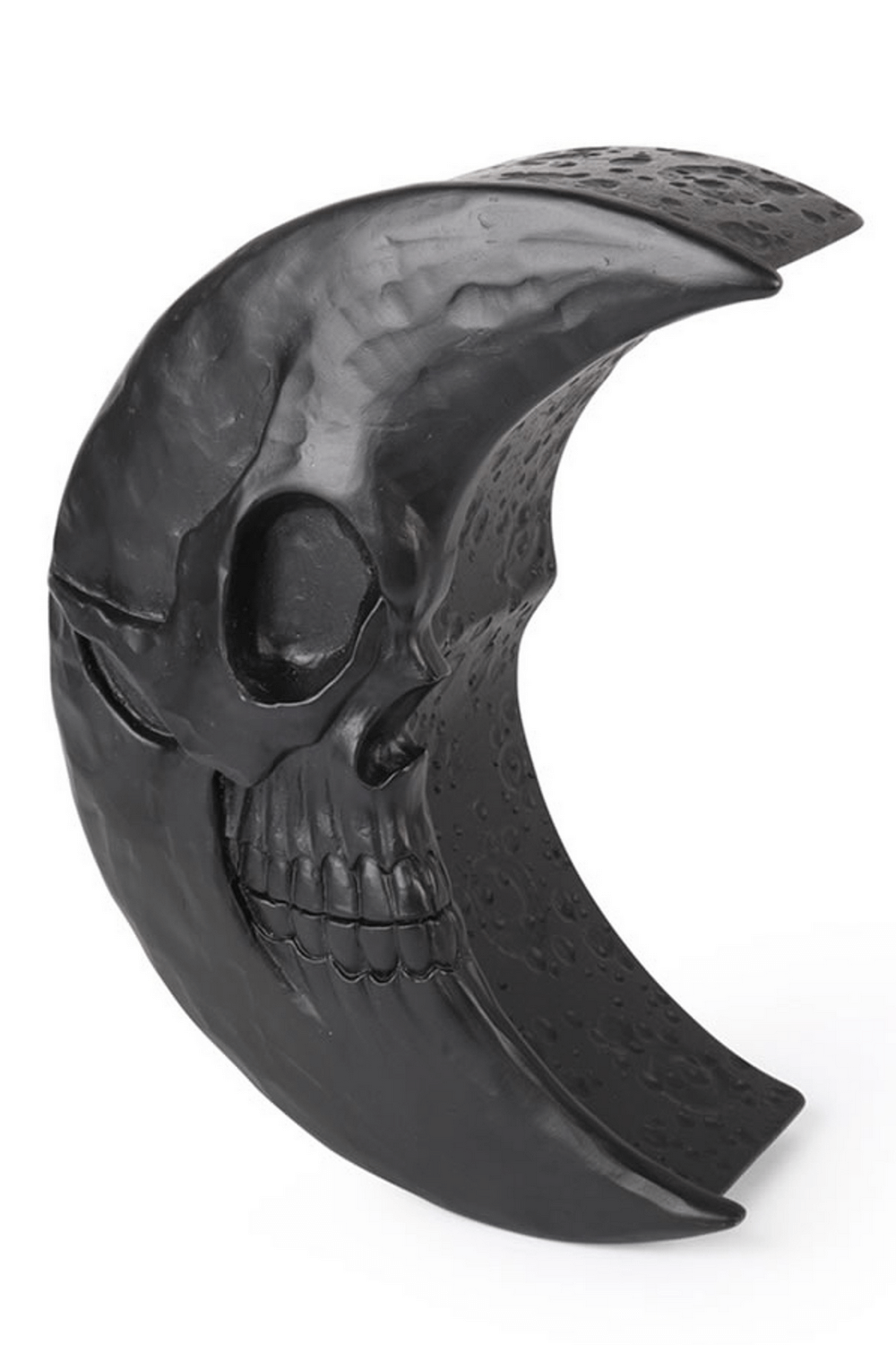 Black Skull Moon Crescent Jewelry Storage Box