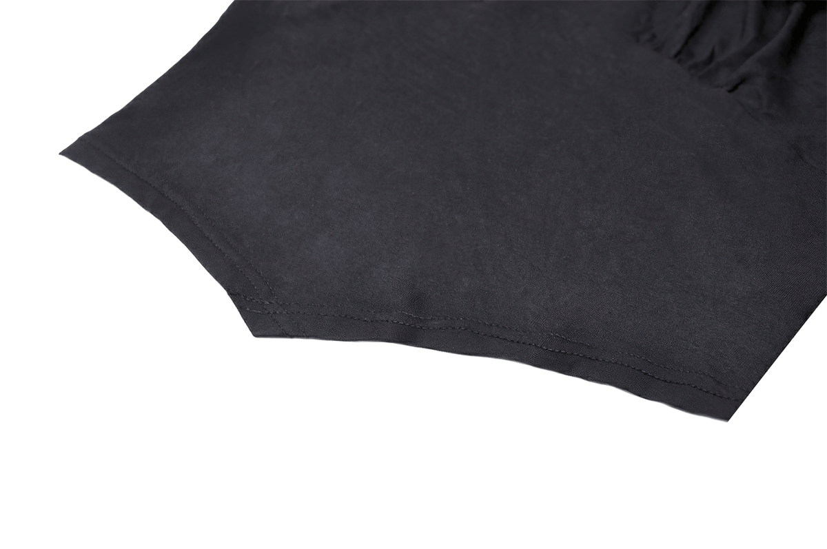 Chic Black Lace Bell Sleeved Top with Sheer Mesh Detail