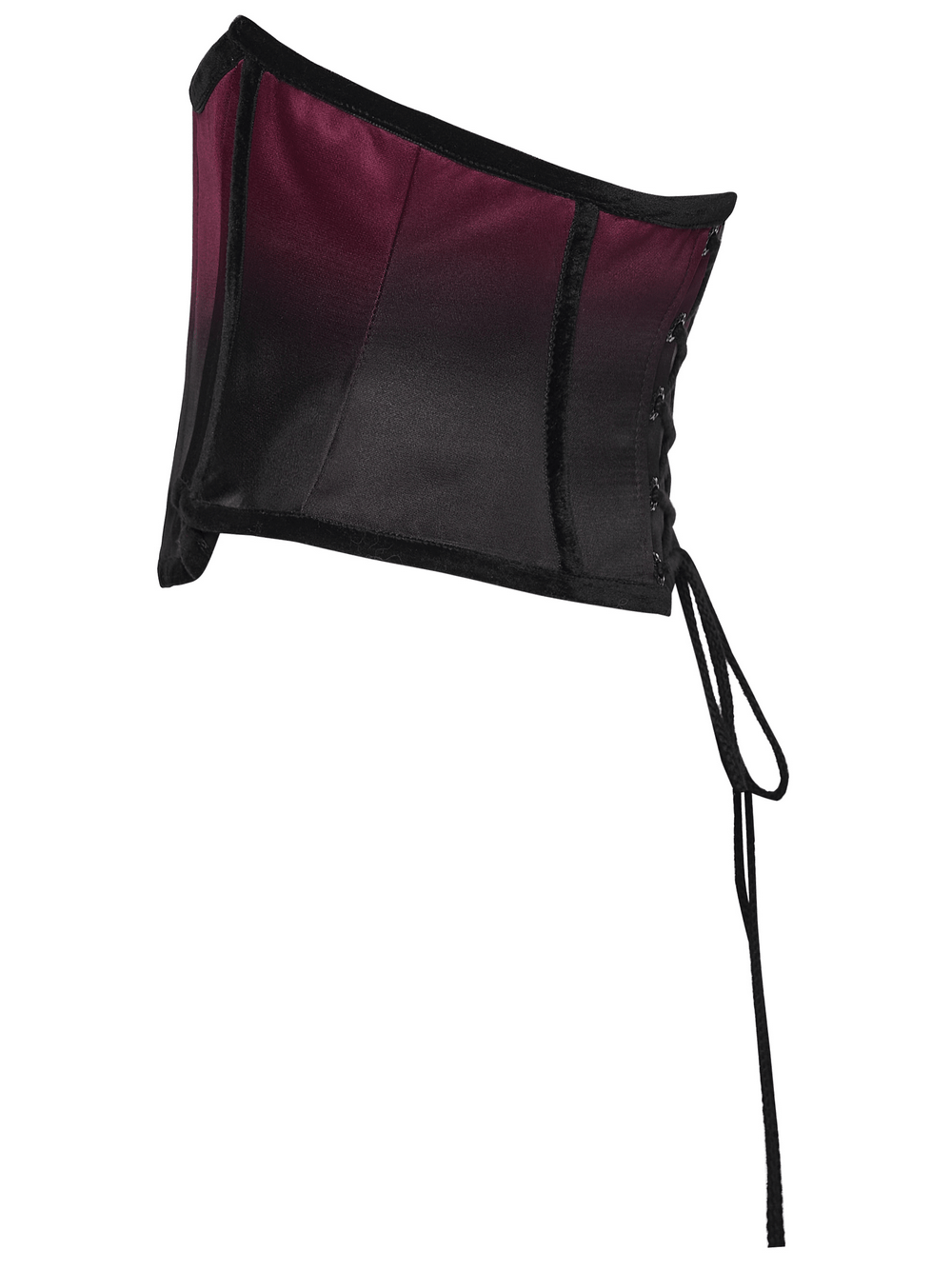 Chic Gradient Bat Wing Underbust Corset for Women