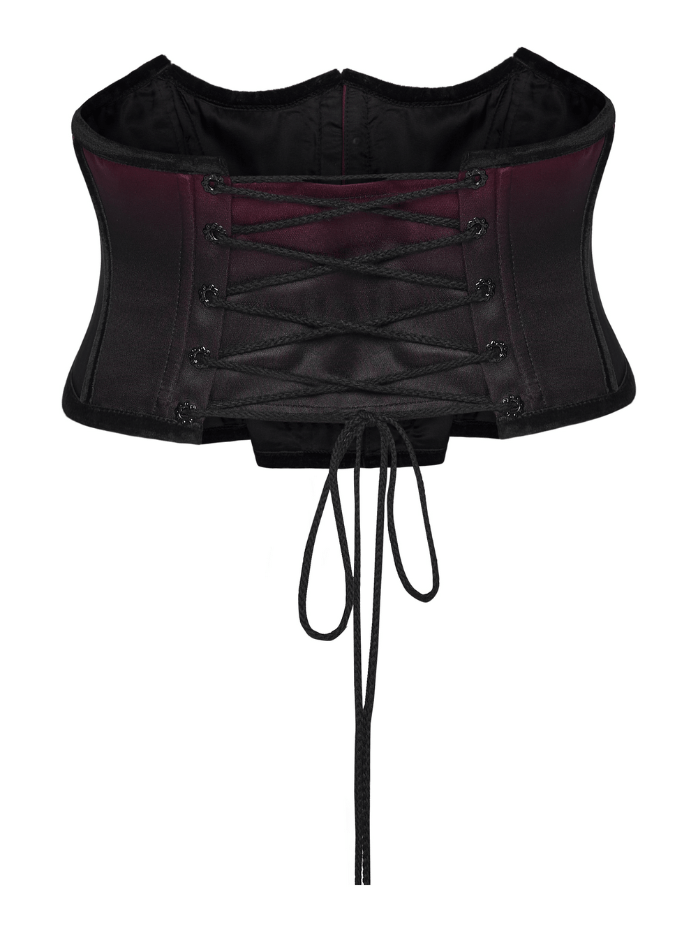 Chic Gradient Bat Wing Underbust Corset for Women