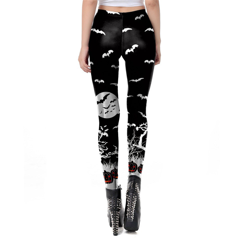 Classic Women Leggings for Halloween / Sexy Workout Pants / Autumn Halloween Clothes for Women #4