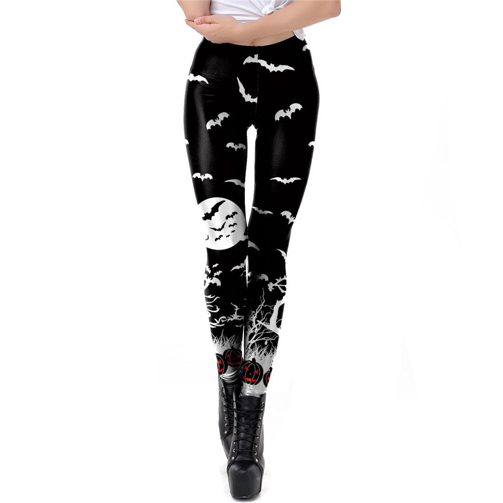 Classic Women Leggings for Halloween / Sexy Workout Pants / Autumn Halloween Clothes for Women #4
