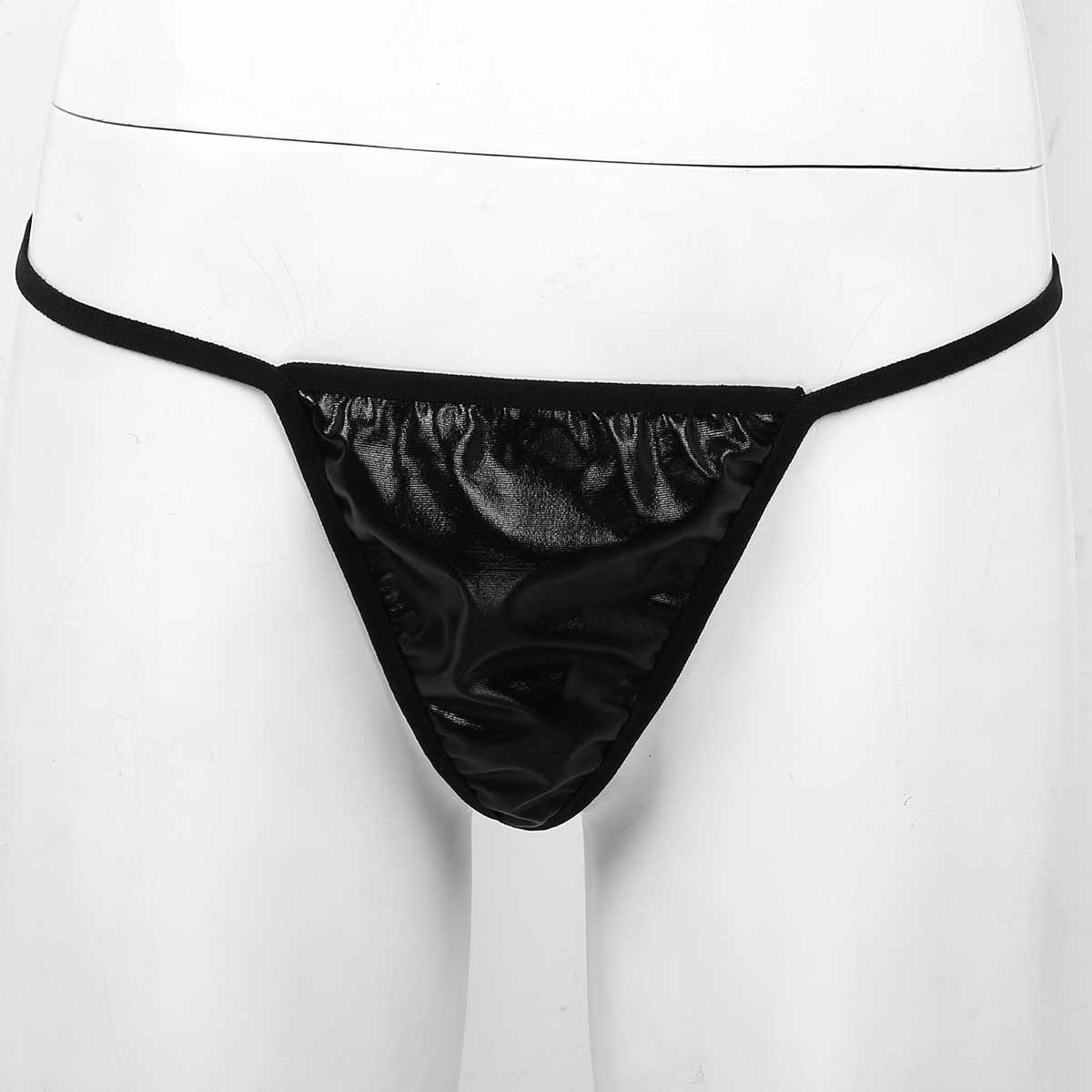Cut Out Shoulders Keyhole Front Bodycon Mini Dress / Pole Dance Sexy Costume With G-String Briefs