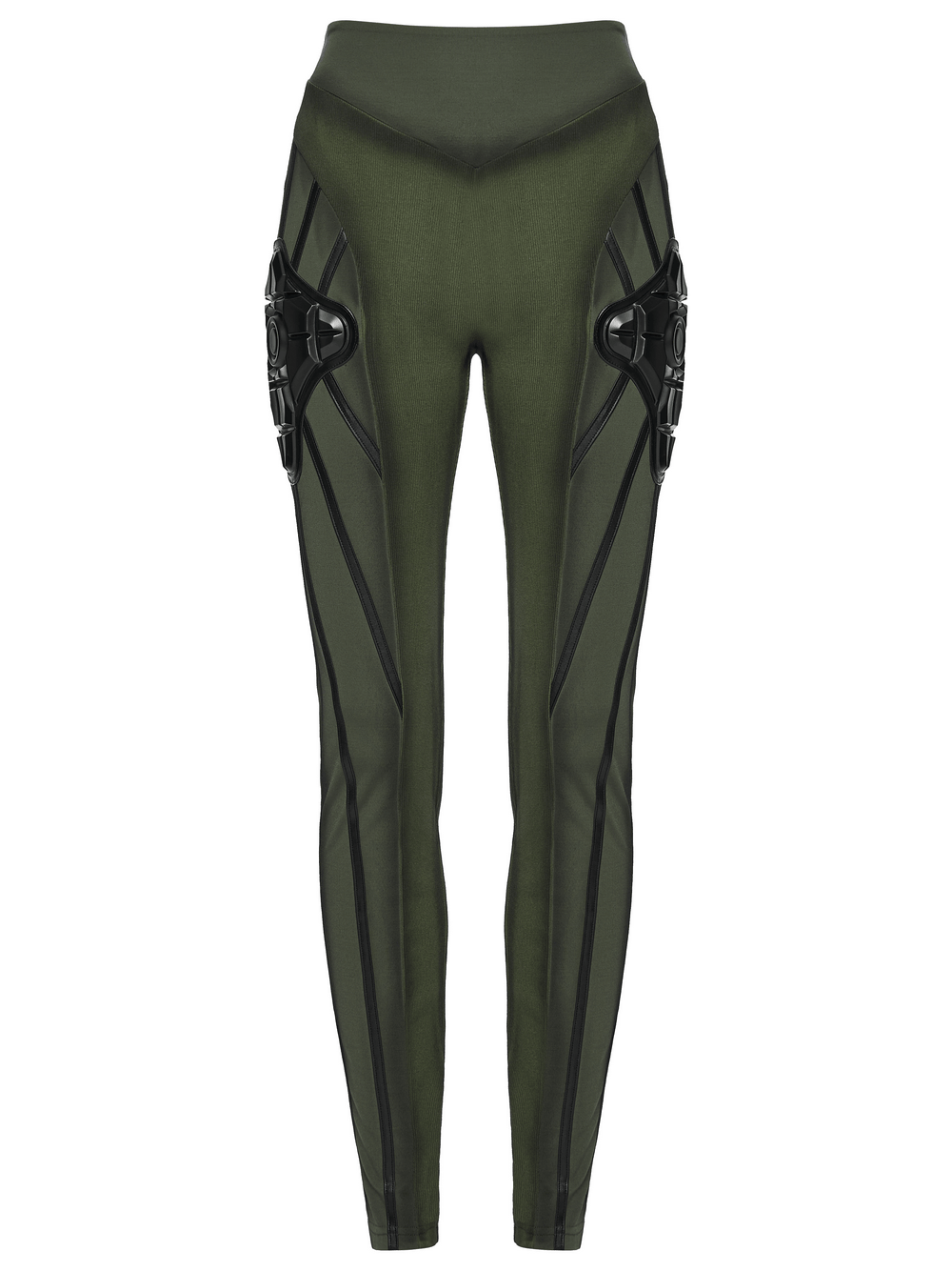 Cyberpunk Leggings with Futuristic Panel Design