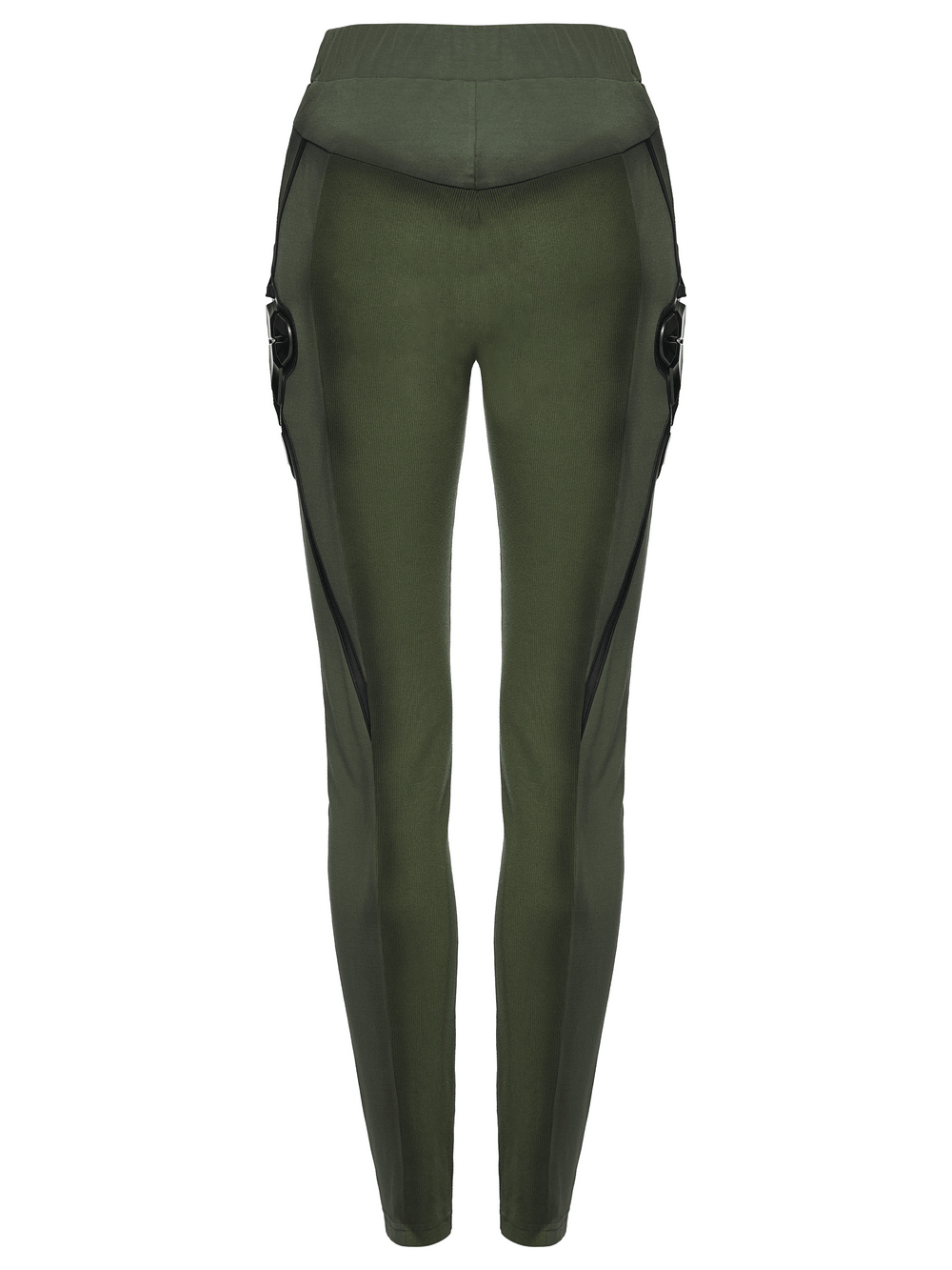 Cyberpunk Leggings with Futuristic Panel Design