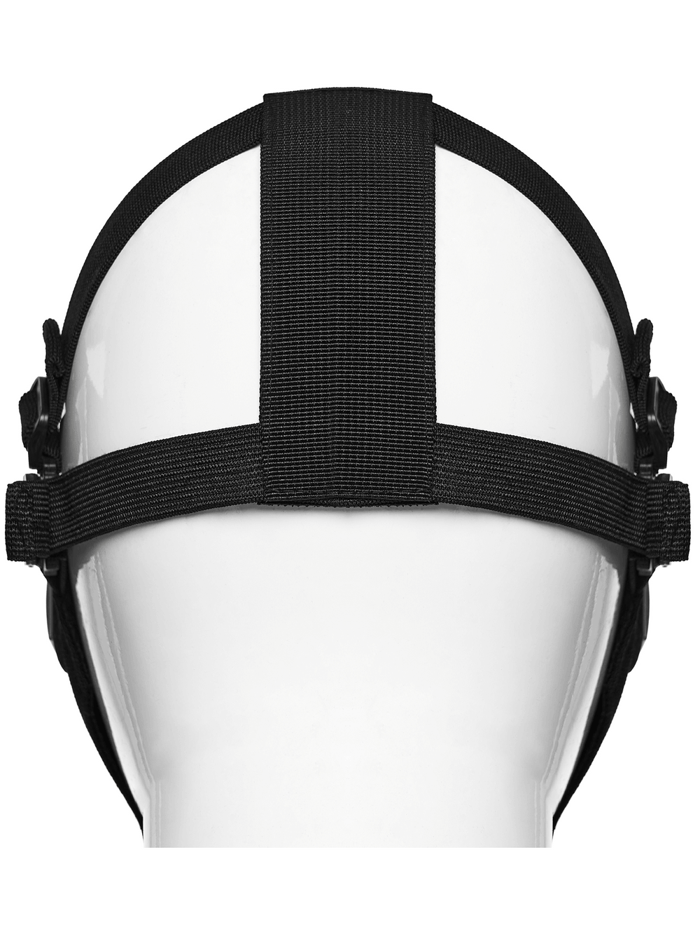 Cyberpunk Rivet Mesh Half Face Mask for Bold Look