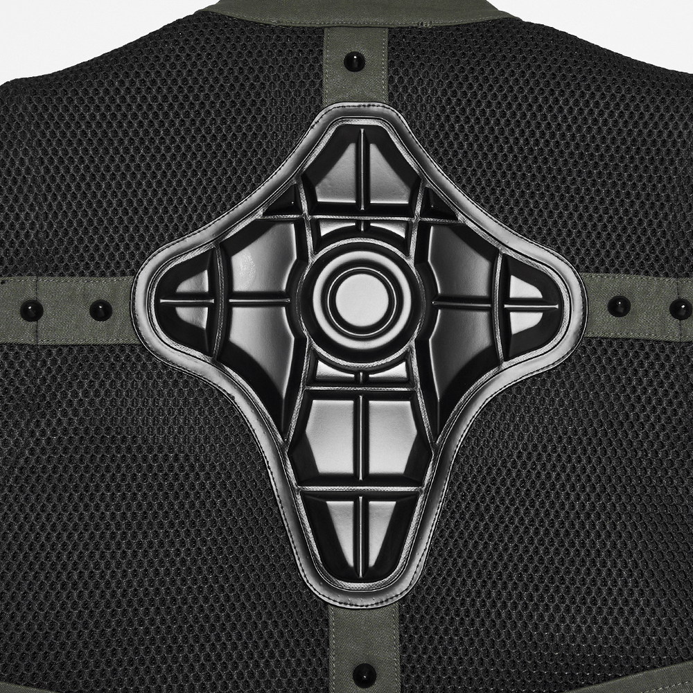 Cyberpunk Tactical Top with Mechanical Back Plate