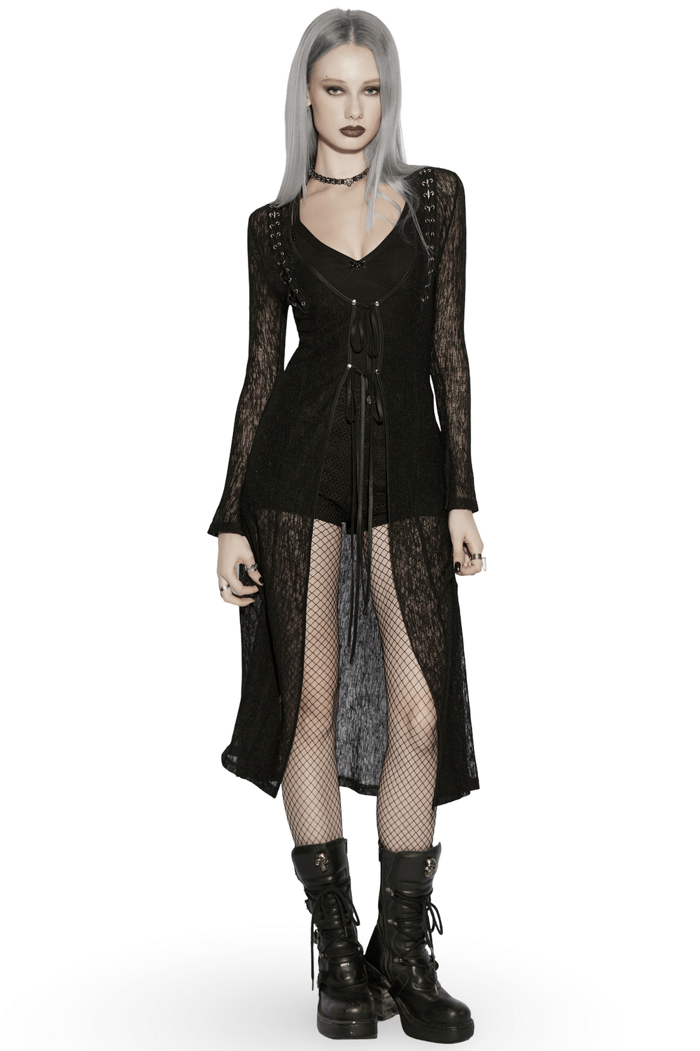 Daily Sun Protection Cape with Sheer Gothic Drape