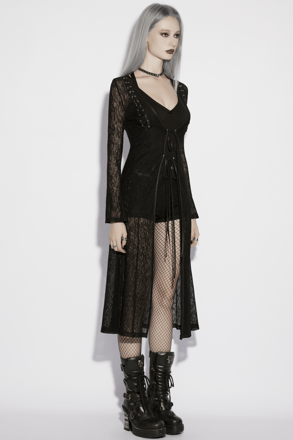 Daily Sun Protection Cape with Sheer Gothic Drape