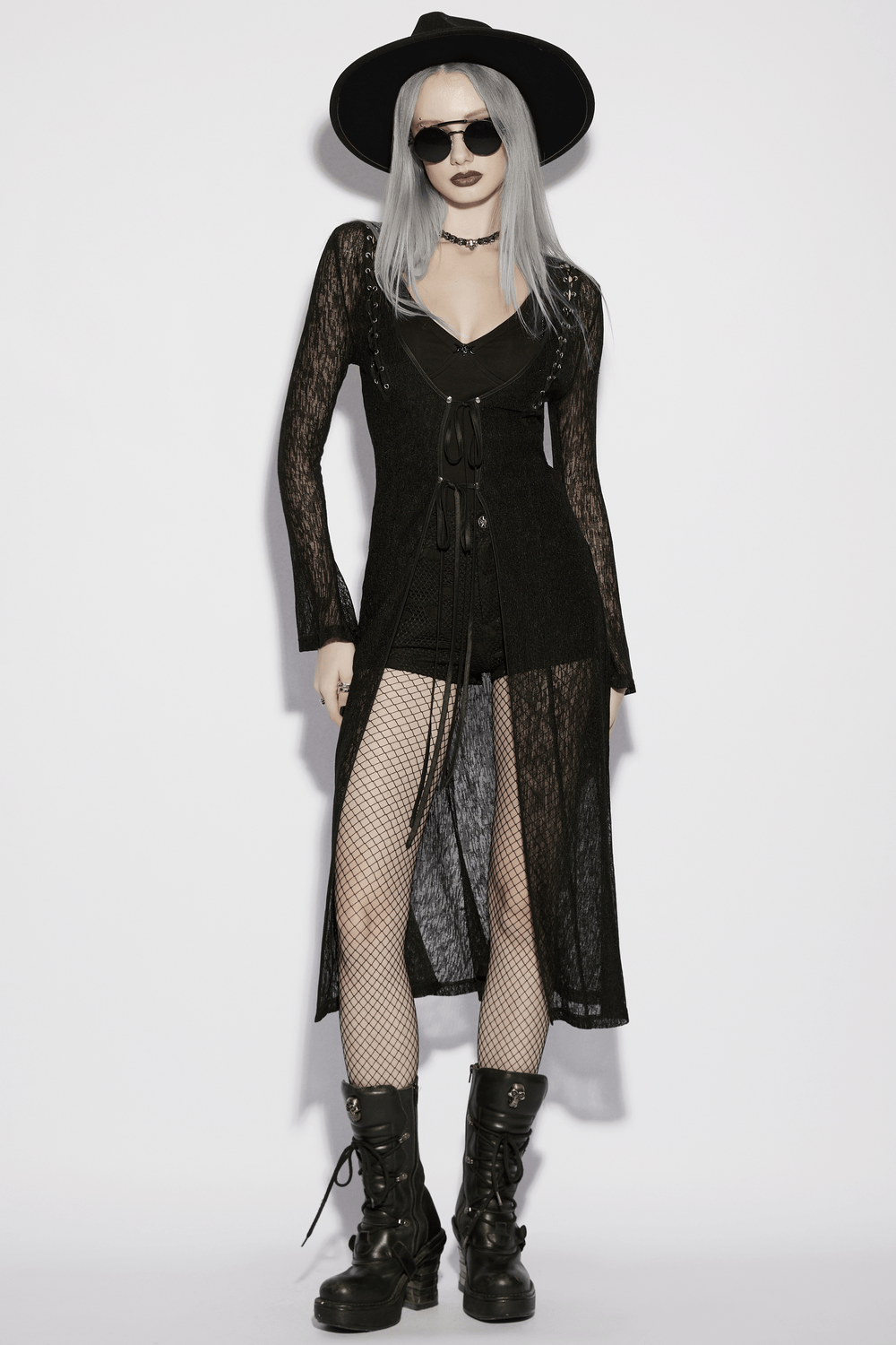 Daily Sun Protection Cape with Sheer Gothic Drape