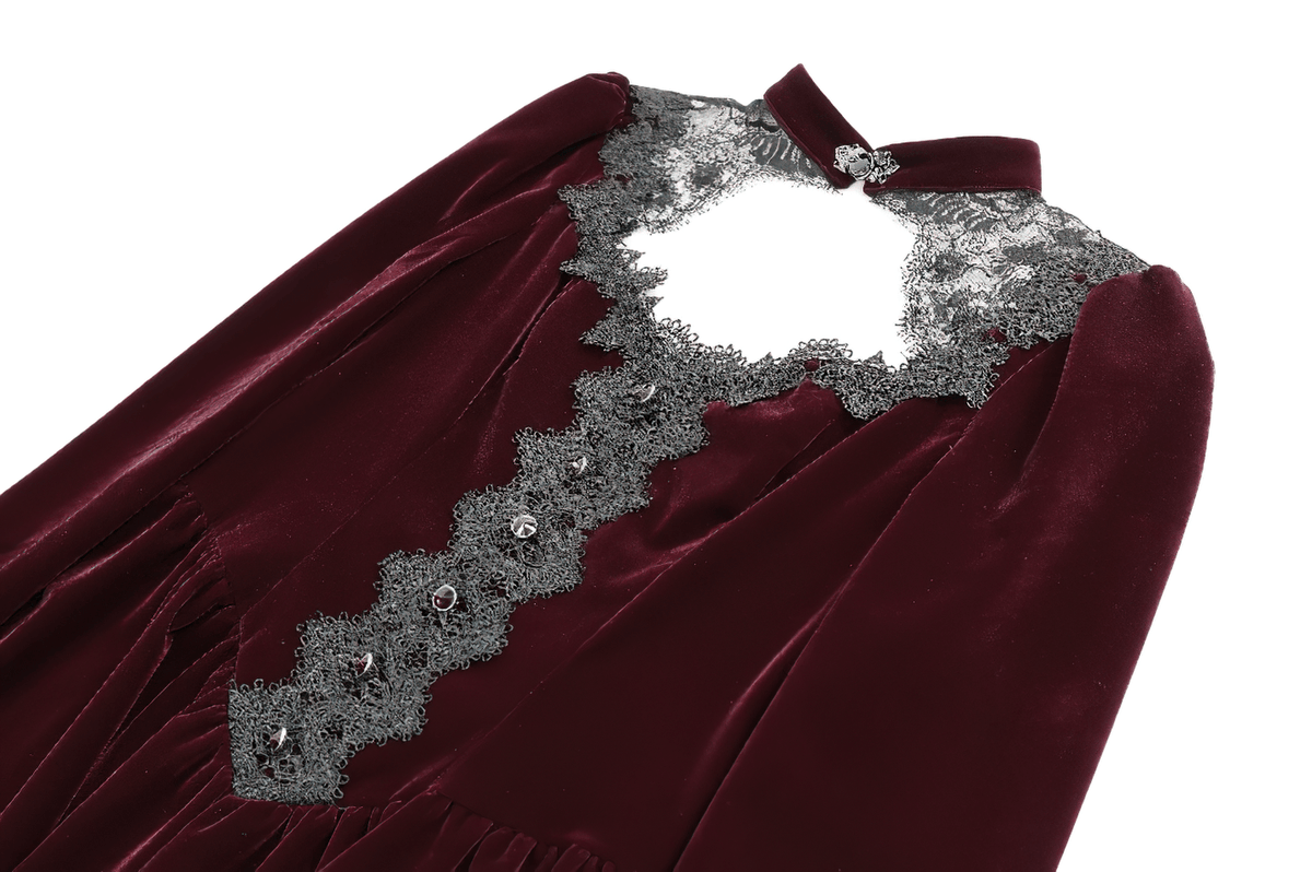 Delicate Mini Dress with Lace and Keyhole Neckline