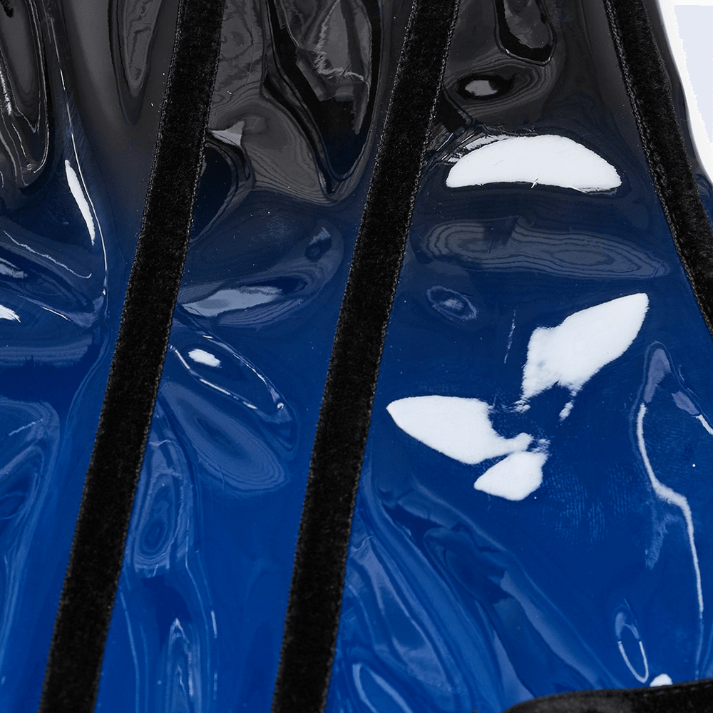 Elegant Gradient Patent Leather Goth Underbust Corset
