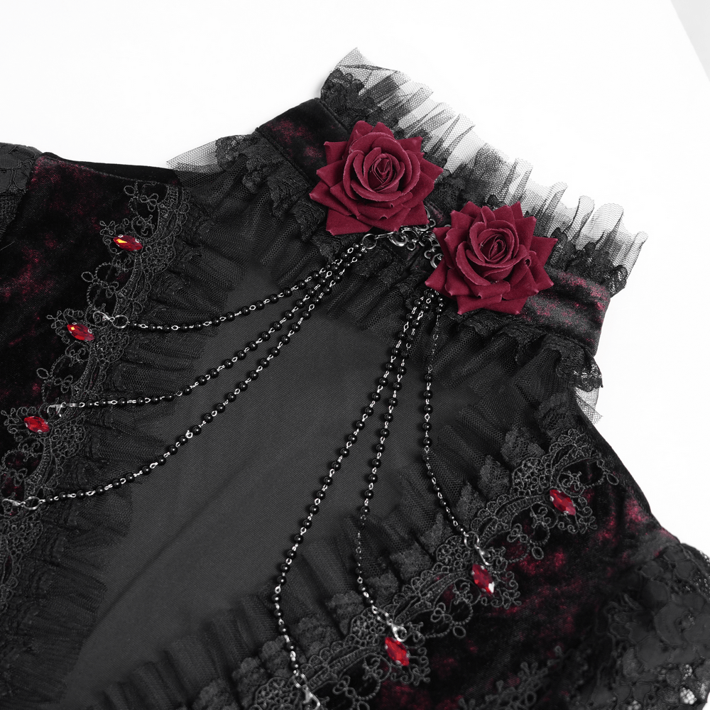 Exquisite Lace Maxi Dress with Corset Lacing and Side Slit