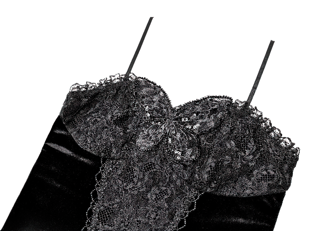 Gothic Black Velvet Lace Corset Camisole with Ruffles