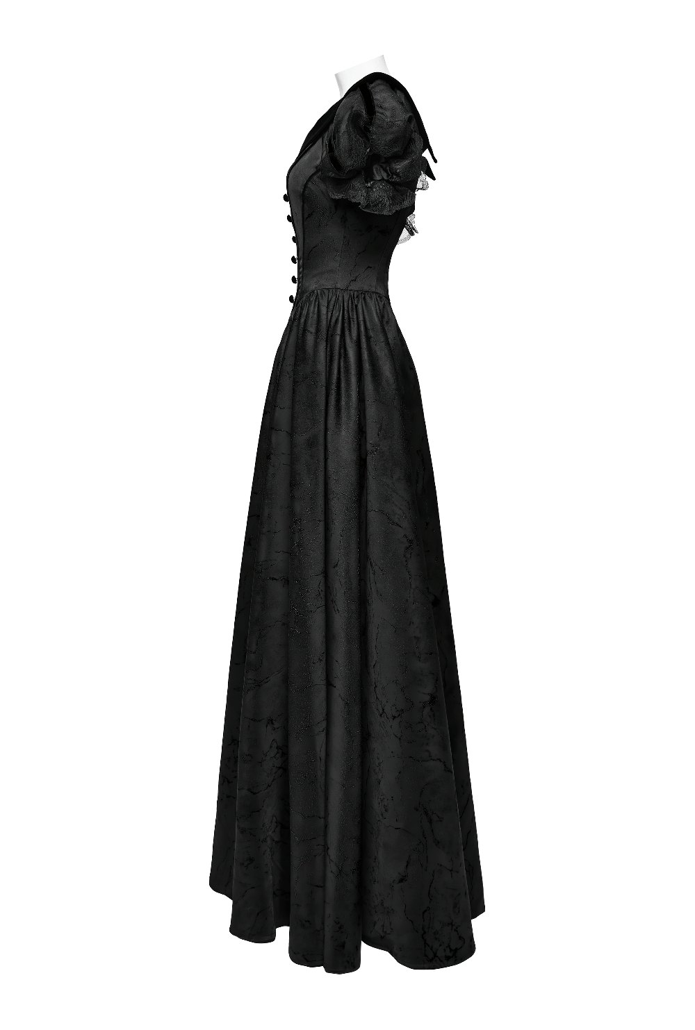 Gothic Elegant Ball Gown Off-Shoulder Jacquard Dress