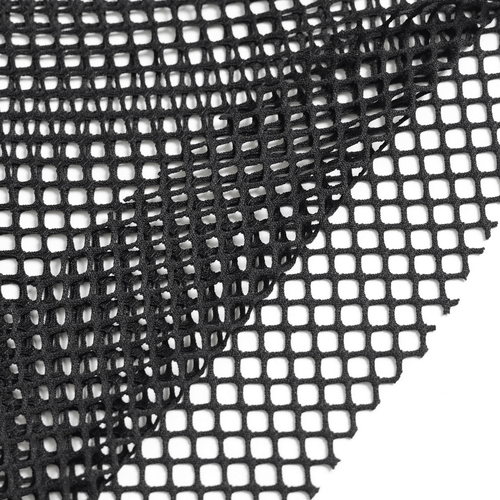 Gothic Fishnet Lace Up Flare Pants with Chains