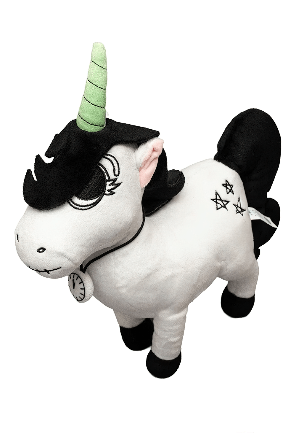 Gothic Lunabones Unicorn Halloween Guardian Plush