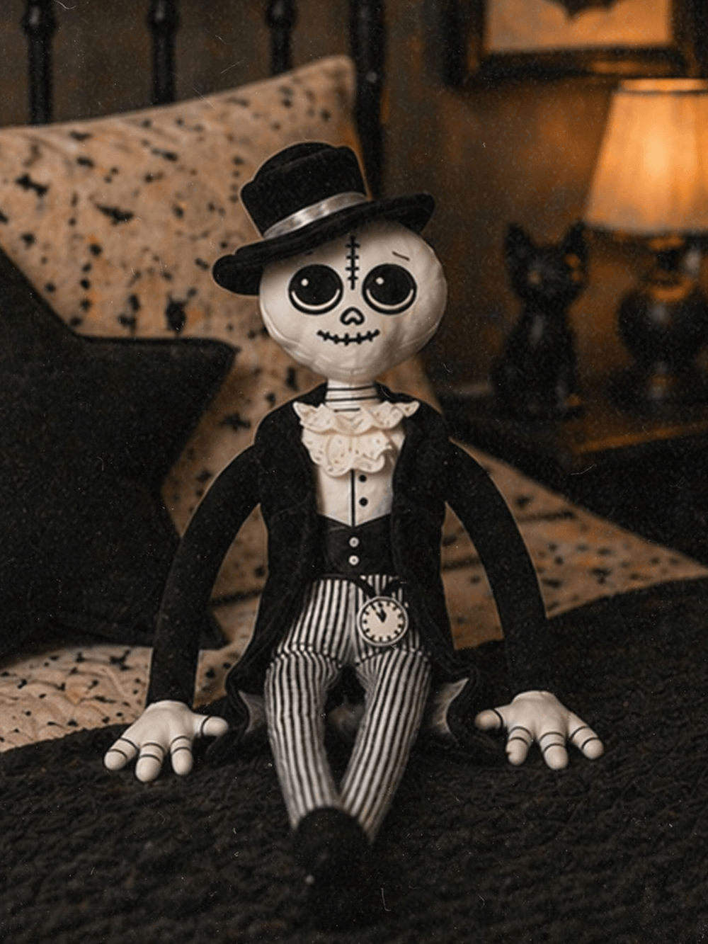 Gothic Papa Dread Halloween Guardian Plush Doll