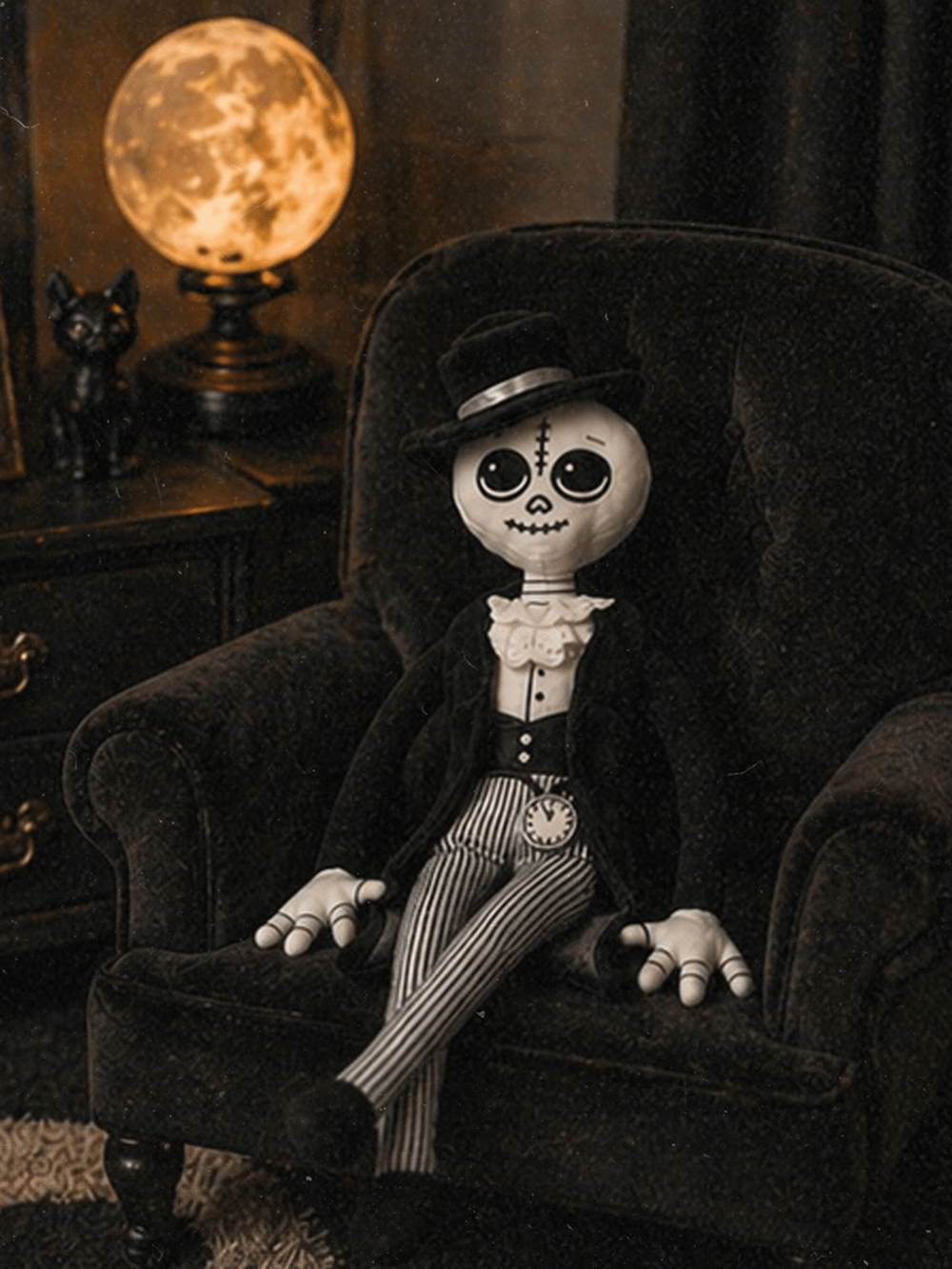 Gothic Papa Dread Halloween Guardian Plush Doll