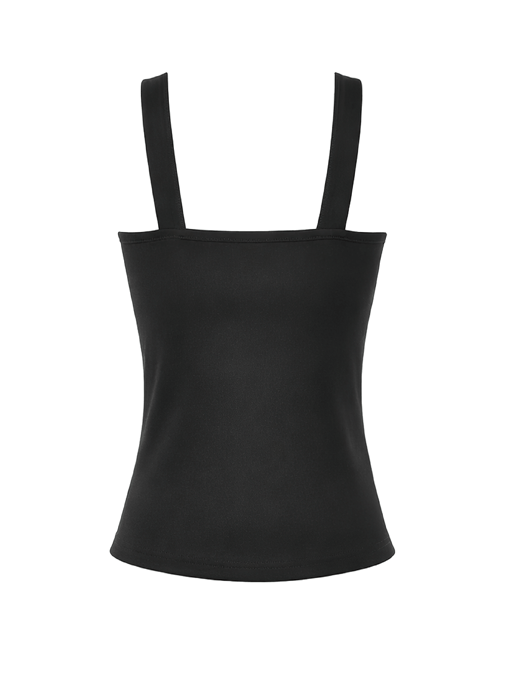 Gothic Pentagram Mesh Tank Top with Studded Side Detail