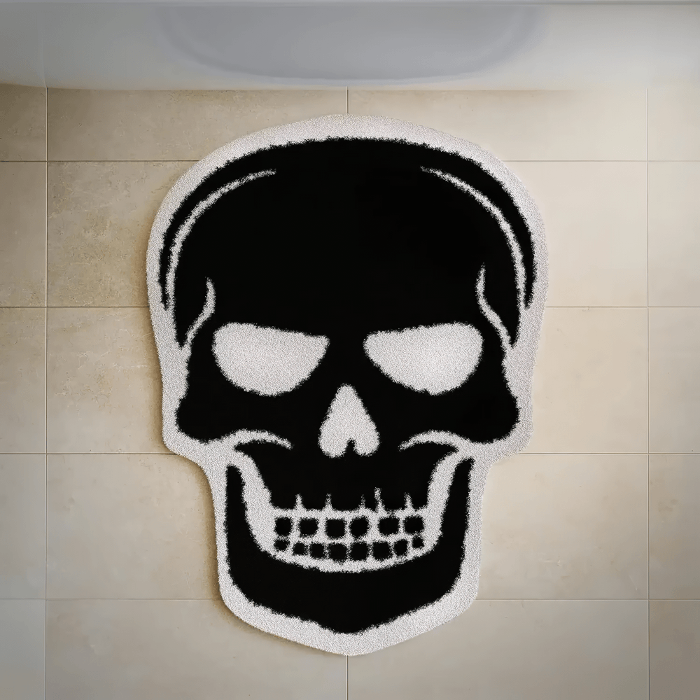 Gothic Spider Web Halloween Rug for Gothic Decor