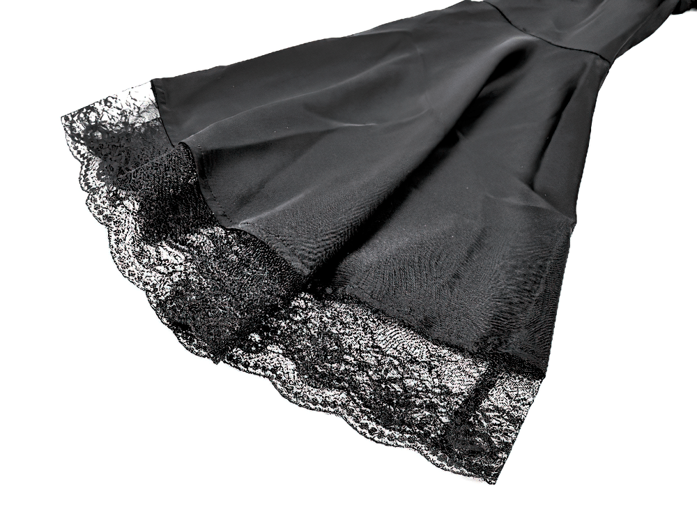 Gothic Victorian Hooded Lace Up Bell Sleeved Blouse
