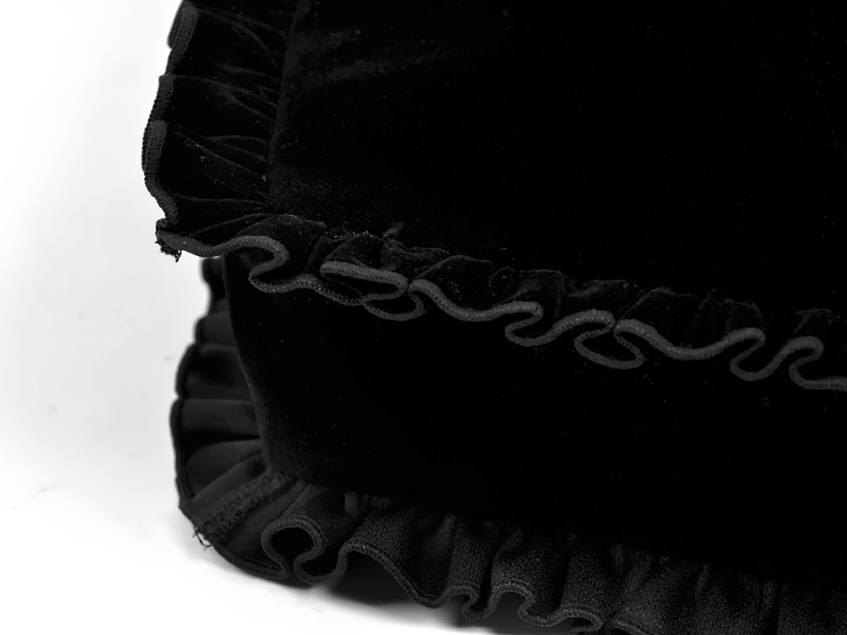 Heart-Shaped Gothic Lace Bow Crossbody Bag