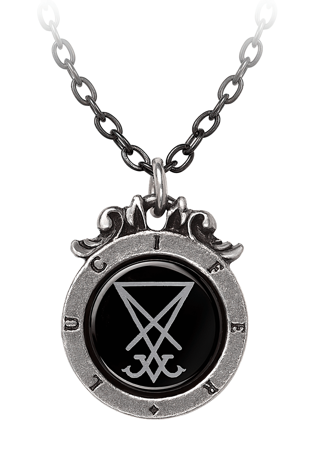 Lucifer's Seal Pendant with Occult Symbol and Satanic Design