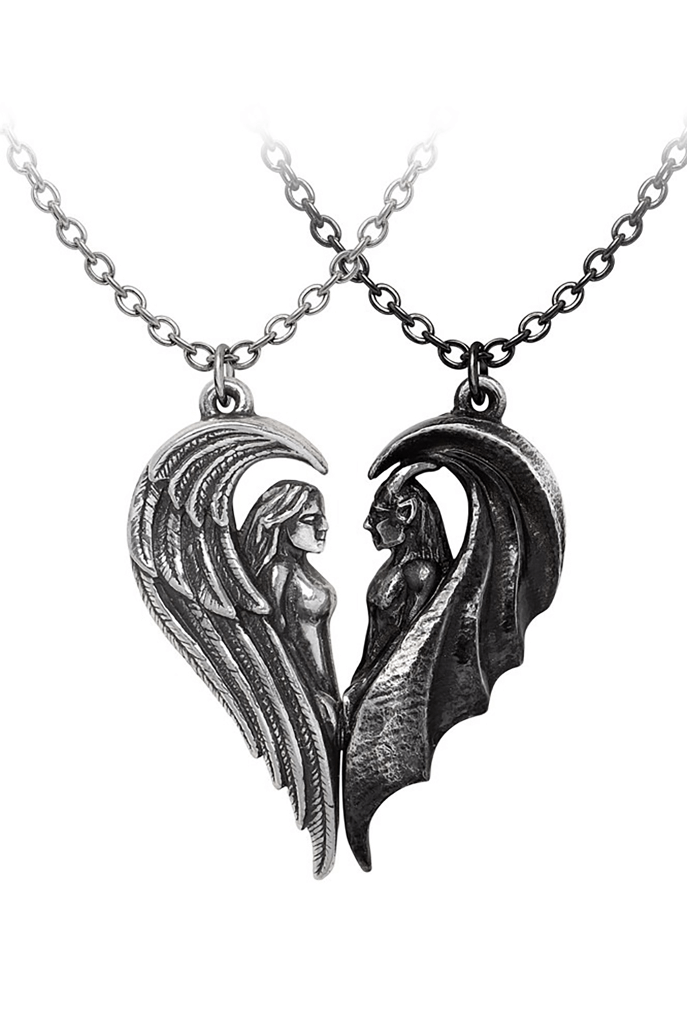 Magnetic Angel and Demon Dark Companions Pendant