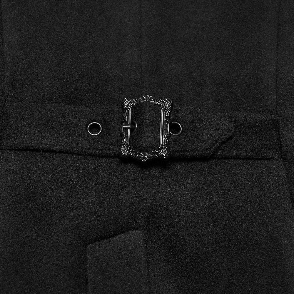 Male Court Waistcoat with Embroidered Lace Details