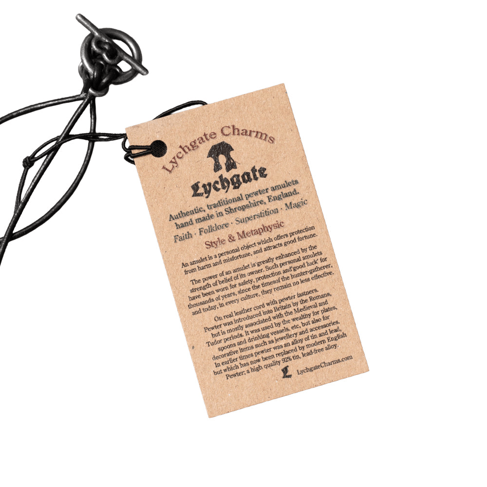 Medieval Nail Talisman Necklace with Norse Bind Rune