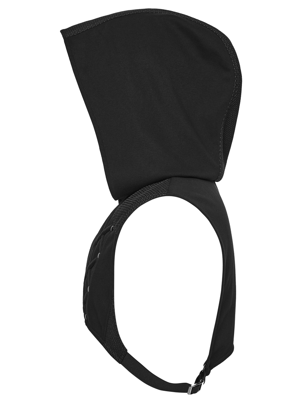 Men's Cyberpunk Hooded Mesh Vest with Spliced Panels