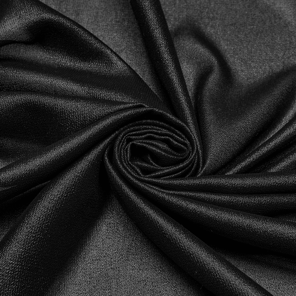 US SALE of Men's Gothic Chiffon Shirt with Ruffles and Lace