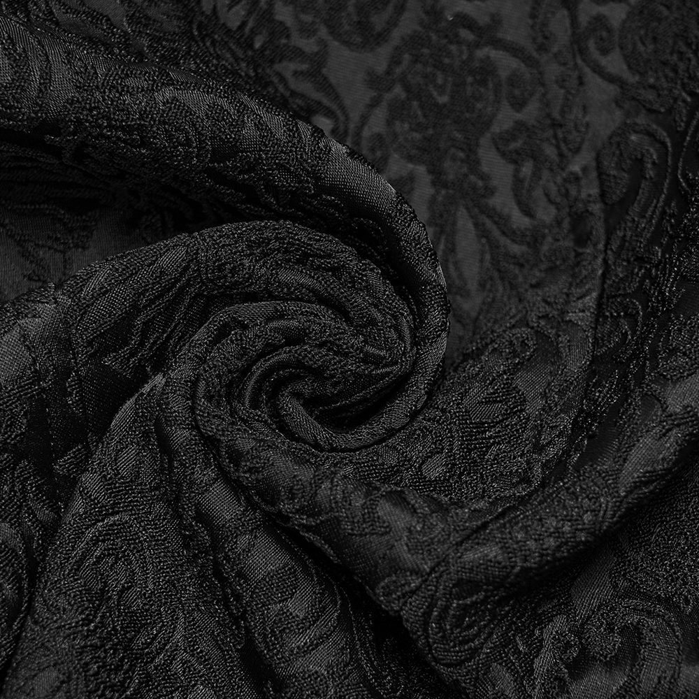 Men's Gothic Jacquard Asymmetrical Tailcoat Vest