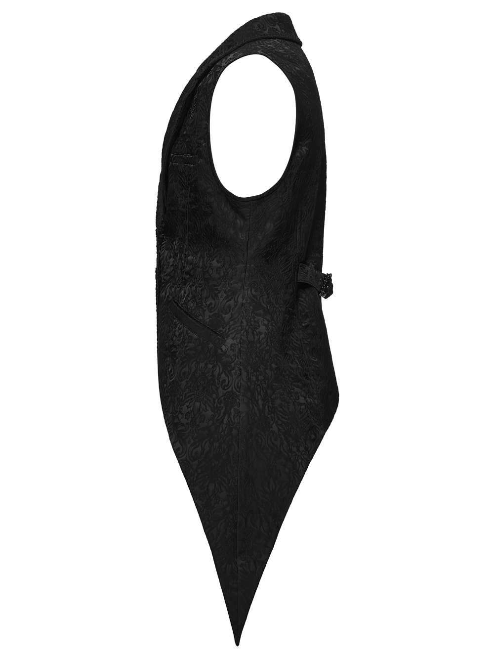 Men's Gothic Jacquard Asymmetrical Tailcoat Vest