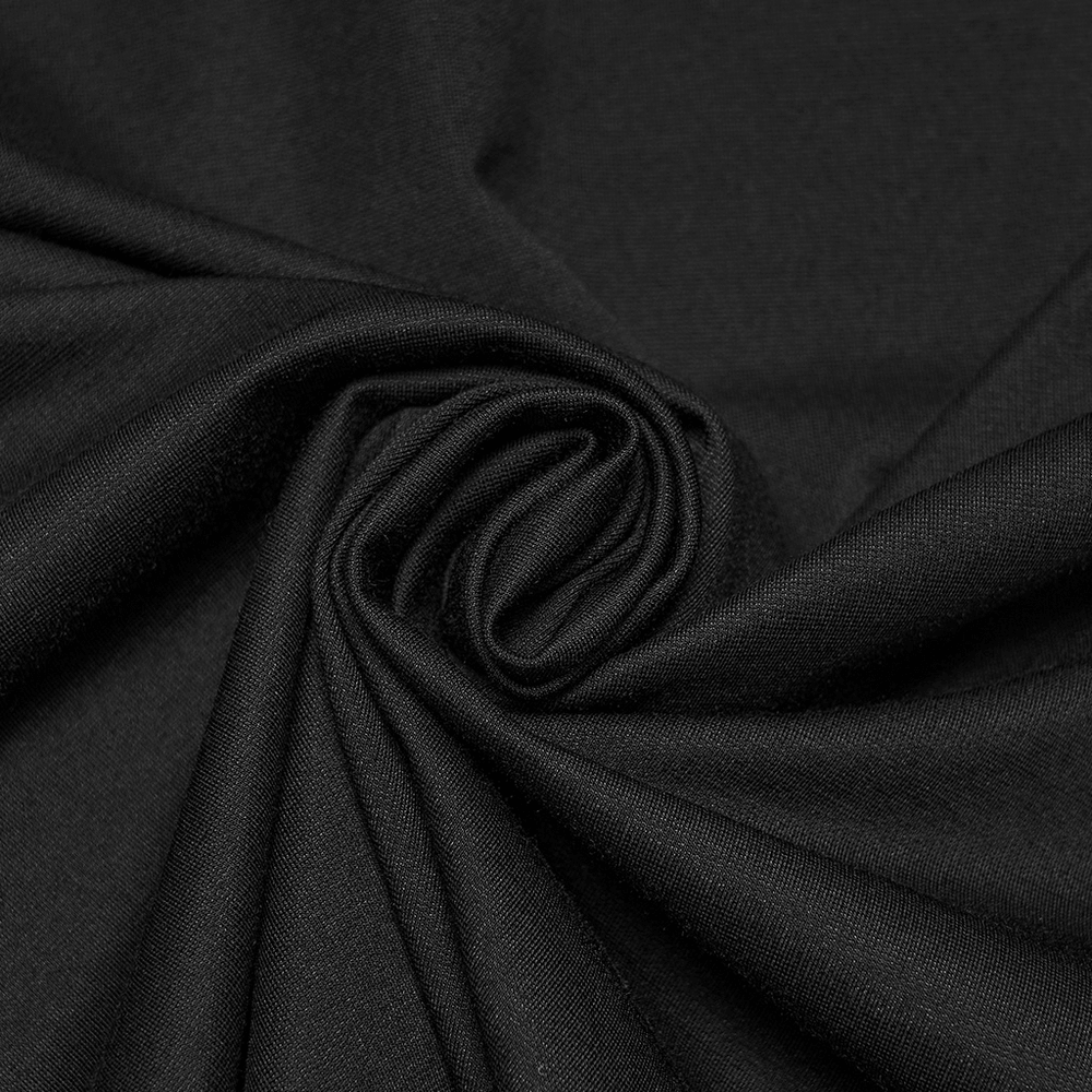Men's Gothic Snake Texture Techwear Turtleneck Top