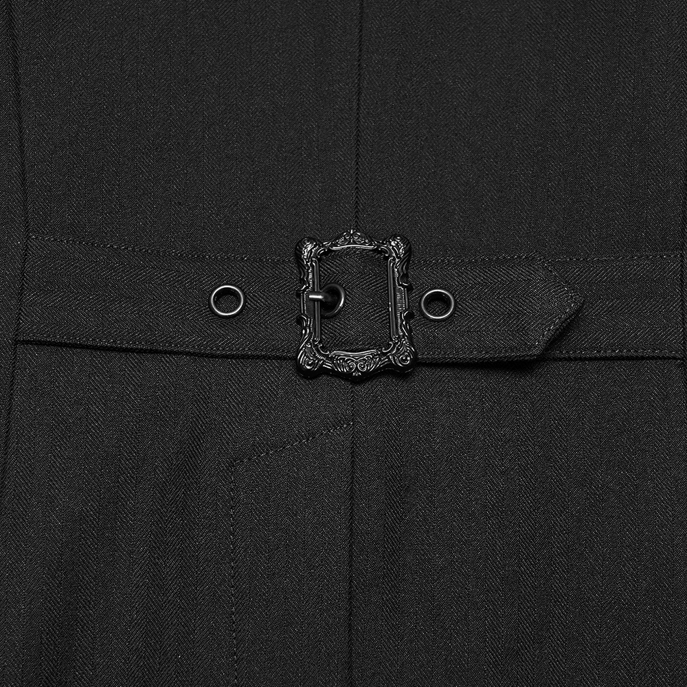 Men's Victorian Gothic Pointed Hem Waistcoat