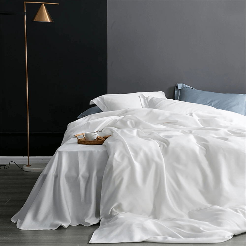 Nature Silk Bedding Set with Duvet Cover and Sheets