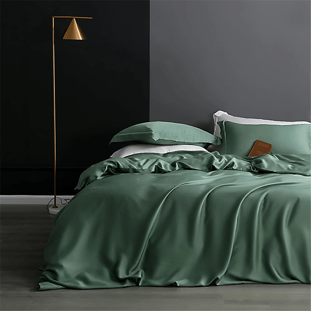 Nature Silk Bedding Set with Duvet Cover and Sheets