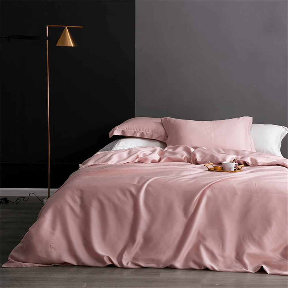 Nature Silk Bedding Set with Duvet Cover and Sheets