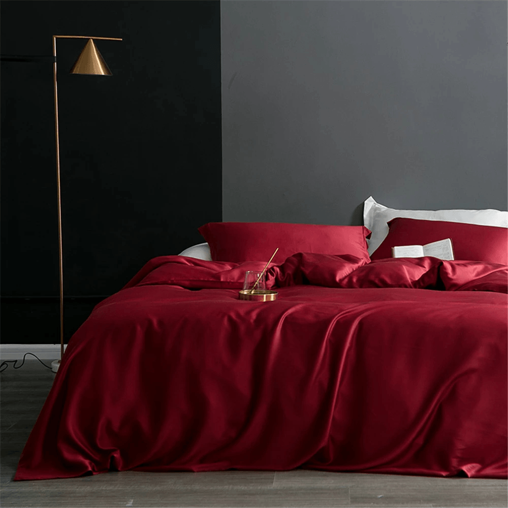 Nature Silk Bedding Set with Duvet Cover and Sheets