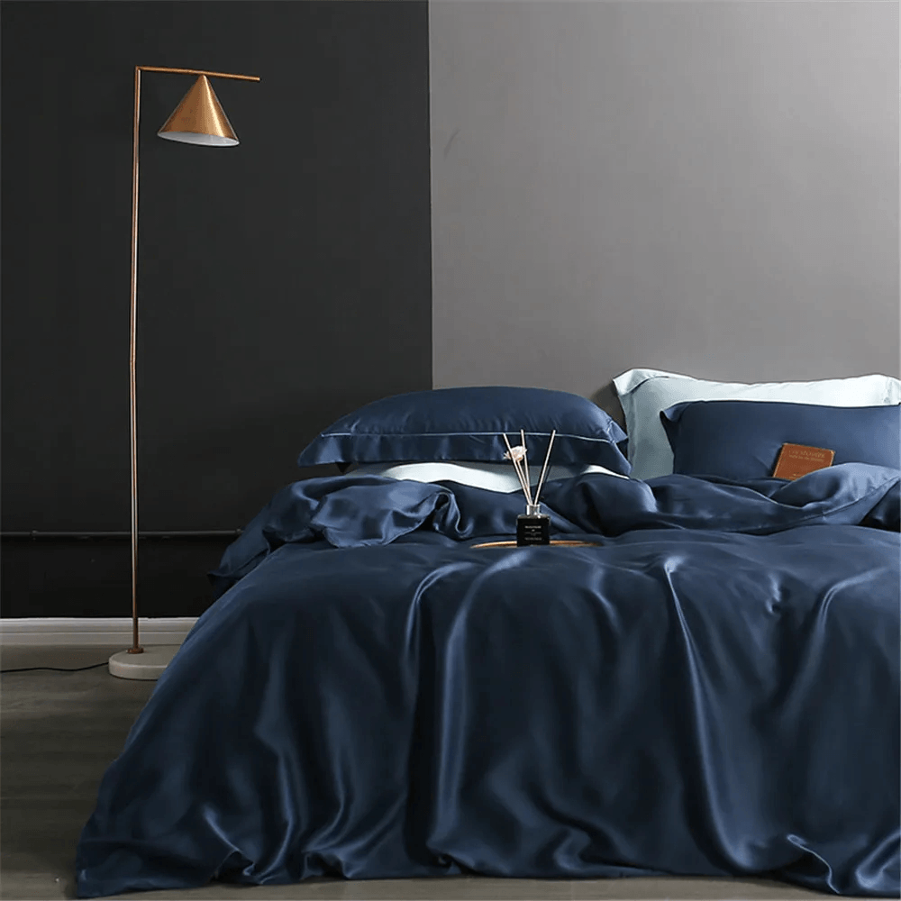 Nature Silk Bedding Set with Duvet Cover and Sheets