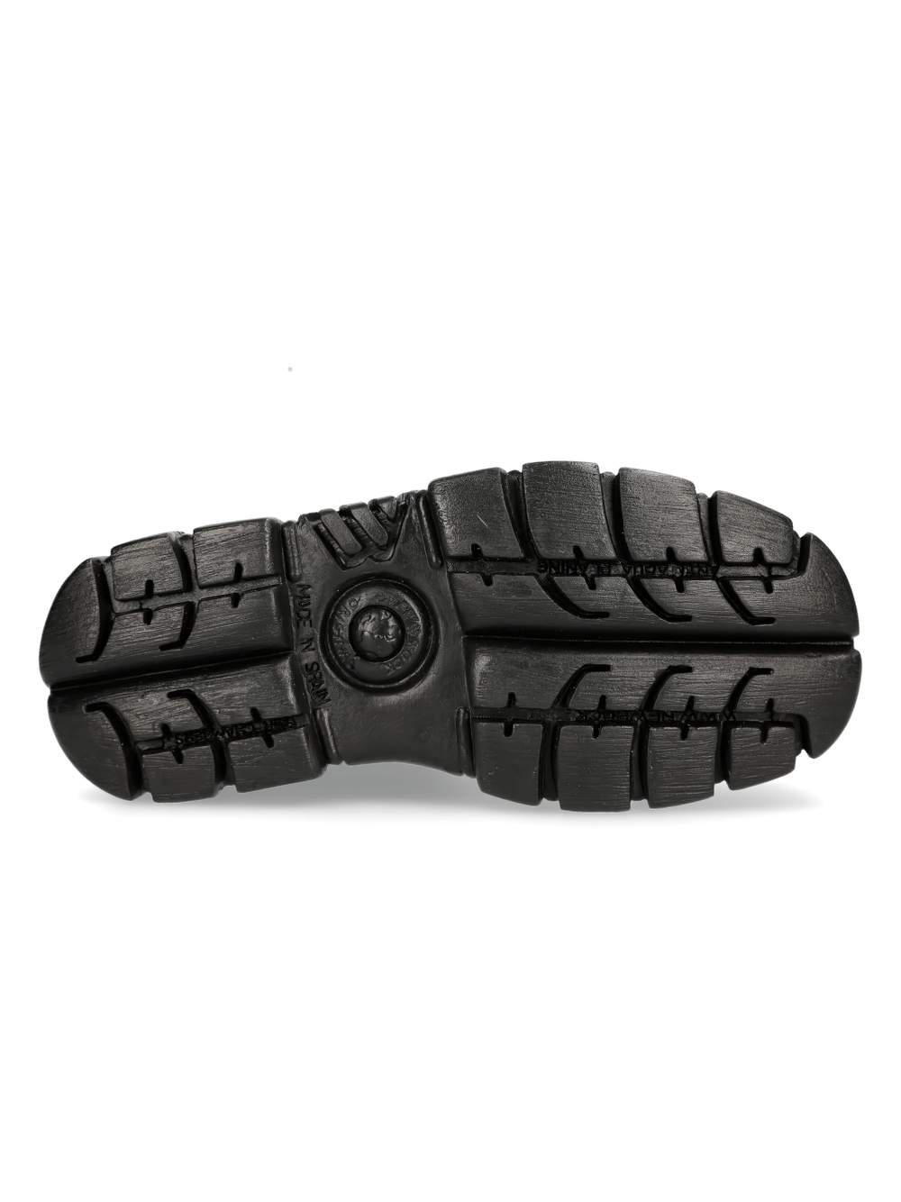 NEW ROCK Men's Black Tower Military-Style Robust Boots