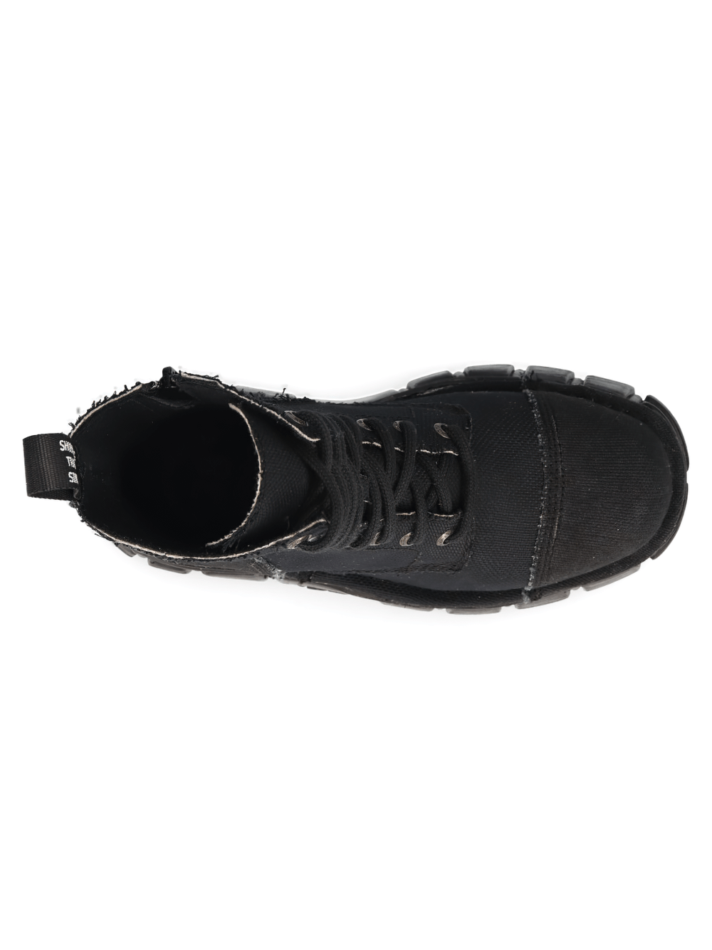 NEW ROCK Men's Black Tower Military-Style Robust Boots